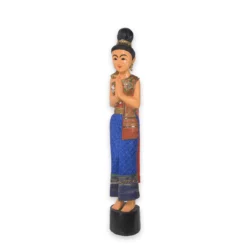 Sawasdee Damen-Standfigur in blau 130cm