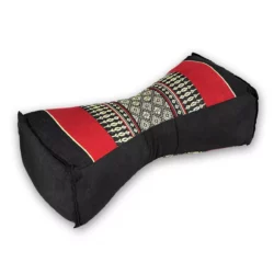 Thai Nackenkissen schwarz-rot